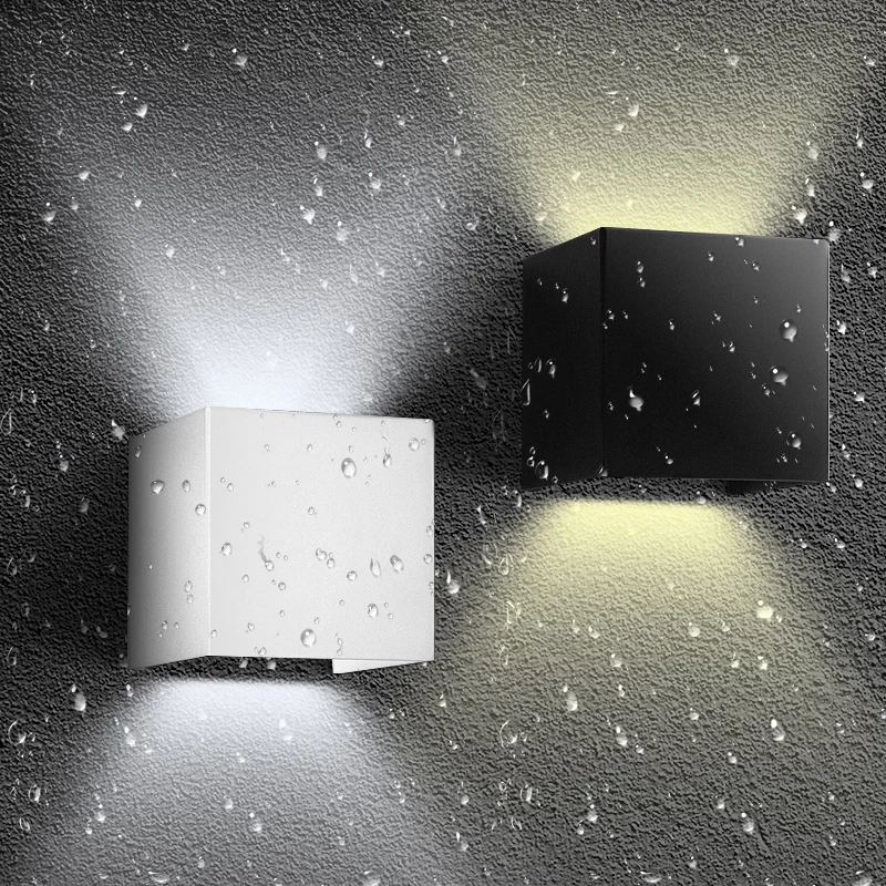 

Modern Cube Adjustable Surface Mounted 7W LED Wall Lamp Outdoor Waterproof IP65 Aluminum Wall Lights Garden Light Sconce KWL0021