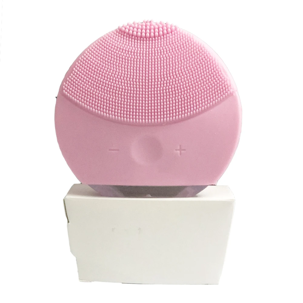 

For ForEOINGLYS Electric Facial Cleansing Brush LunaINGLYS Mini 2 Skin Scrubber Pore Dirts Cleanse Anti Wrinkle Silicone Brush