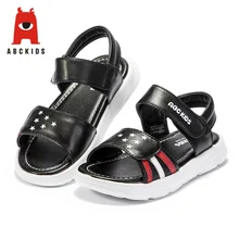 ABC KIDS Kids Baby Boy Soft Leather Shoes Anti-slip Sandals Striped Design Walking Shoe