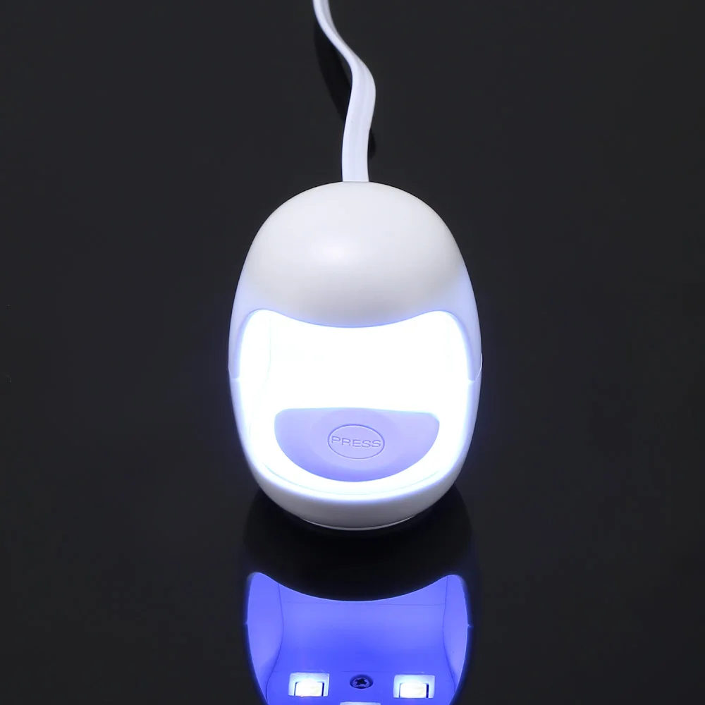 UV/Светодиодный Mini 3 Вт Сушилка для ногтей Гель лак 30 s быстро сохнет отверждения