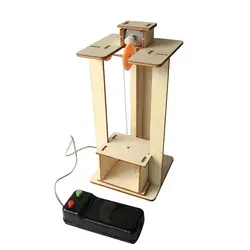 Сборка Diy Электрический подъемник для детей развивающие игрушки эксперимент материал Пазлы Модель наборы игрушка для детей обучающий