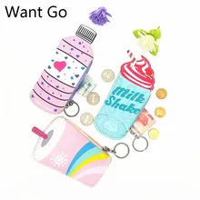 Want Go, повседневный Детский кошелек для монет, кожаный кошелек для монет, Детский кошелек на молнии, милый водонепроницаемый ключ, сумка для хранения
