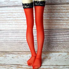 Red Long Stockings Socks Sexy For 1/3 24 Red Long Stockings Socks Sexy For 1/3 24