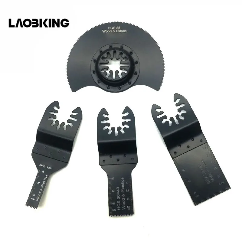  4pcs/set Multi-Function Saw Blade Accessories Oscillating Tool MultiTool Saw Blades for Renovator P