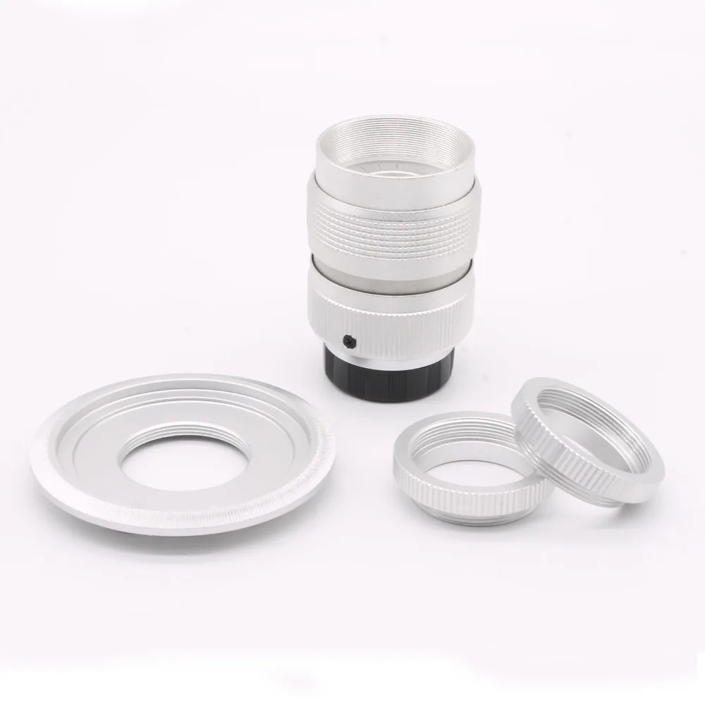 ФУЦЗЯНЬ 25 мм f/1.4 Миниатюрный SLR Объектив для Panasonic Micro 4/3 P3 E-P1 G1 GF5 Макро SILVE
