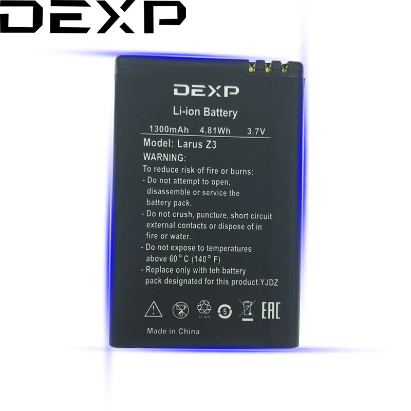 

Original NEW DEXP Larus Z3 1300mAh Battery Cellphone + Tracking Number