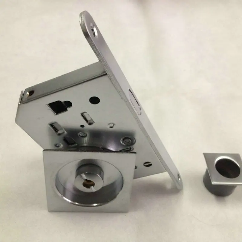 Bathroom, toilet shift keyless locks Knob opening and closing Zinc