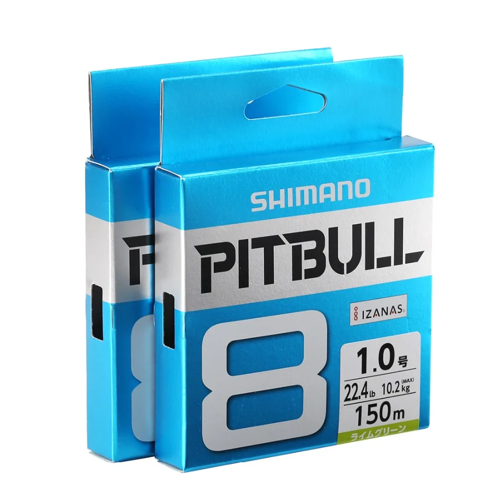 SHIMANO PITBULL X8 X12 плетеная леска PE 150 м 200 м зеленый синий Сделано в Японии 0,6#0,8#1,0#1,2#1,5#2,0