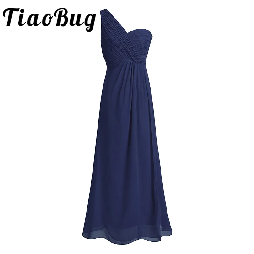 TiaoBug Robe de Demoiselles d honneur Pour Mariage темно-синие длинные платья подружек невесты элегантное недорогое платье для выпускного вечера на свадьбу