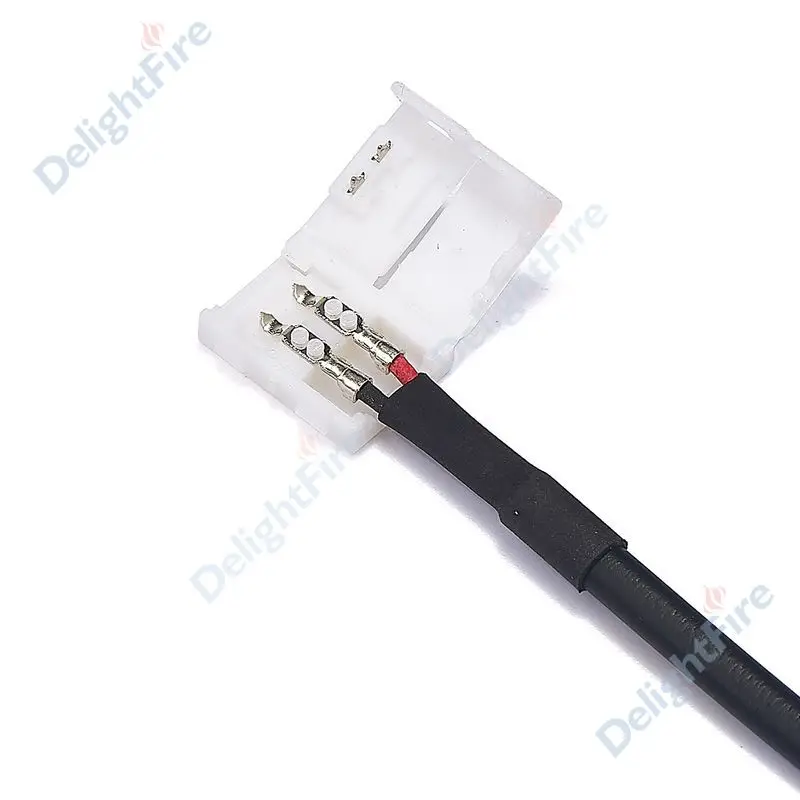 8 мм 10 мм 2 контактный разъем 5,5*2,1 мм DC 12V разъем кабель провода адаптеры для SMD 3528 2835 один Цвет Светодиодные ленты