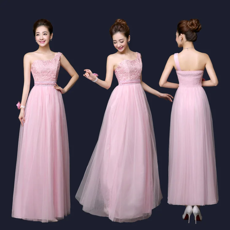 

Beaded Belt Embellished Long Maxi Evening Gown Formal Dresses for Tall Juniors Graduation Ceremony Blue Pink Teenage Party Wear