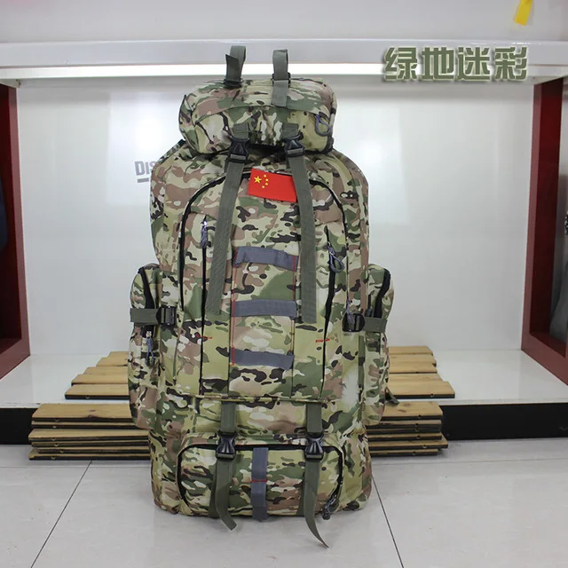 80L большой емкости тактический военный легкий водонепроницаемый 600D Камуфляжный Рюкзак Открытый походный рюкзак горная армейская сумка