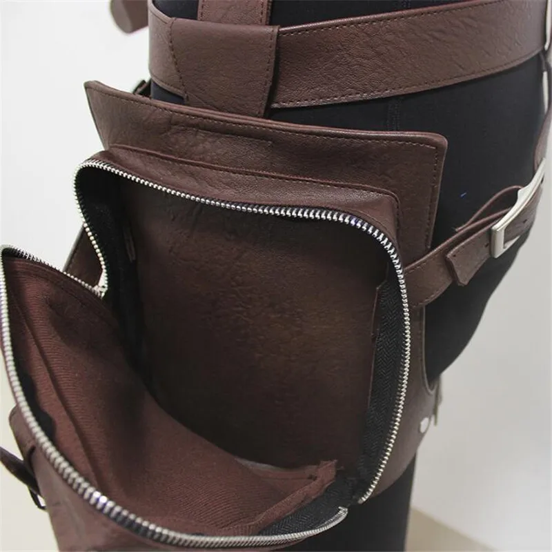  Game PUBG Playerunknown's Battlegrounds Cosplay Costumes Props Pocket Waist Bag PU Chicken Dinner