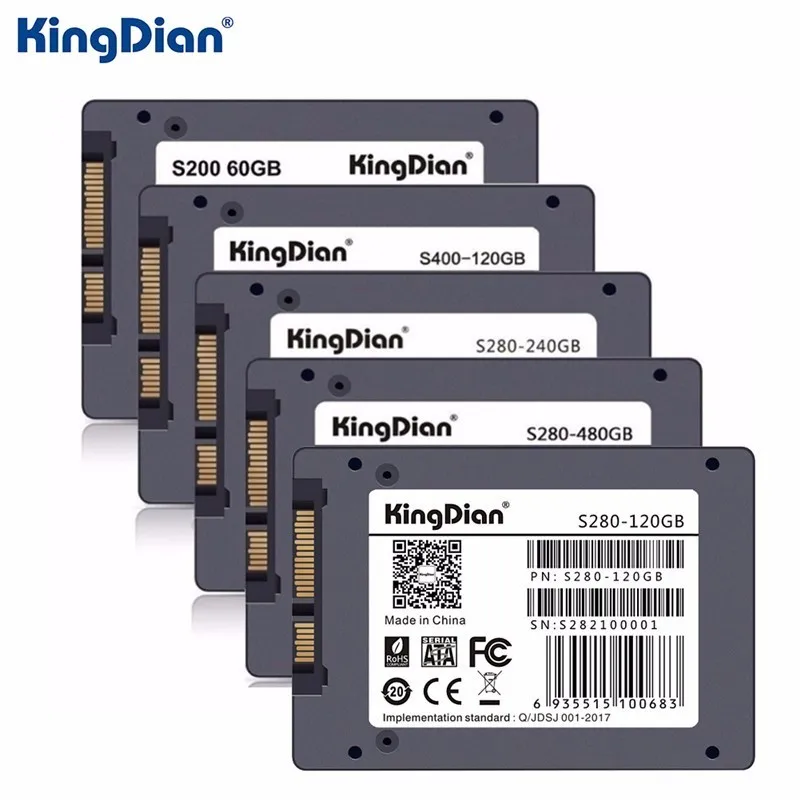 

KingDian SSD Hard Drive Disk SATA3 SSD 2.5 inch 60GB 120G 240GB 480G Hard Drive Disk HD HDD factory directly KingDian