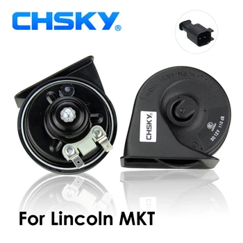 

CHSKY Car Horn Snail type Horn For Lincoln MKT 2010 to Now 12V Loudness 110-129db Auto Horn Long Life Time High Low Klaxon