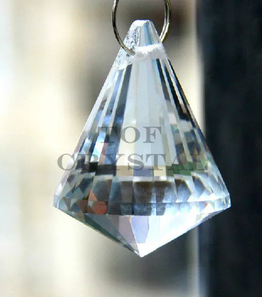 

40Pcs Diamond Shape Hanging Crystal Ball For Chandelier 40mm Free Shipping