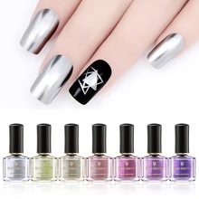 BORN PRETTY лак для ногтей металлик розовый Золотой Серебряный ноготь лак 6 мл зеркальный эффект ногтей Vernis праймер маникюр