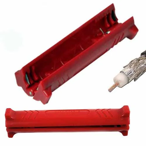 

99*25mm Coax Wire Cable Stripper Tool for BNC F Connectors Aerial Coaxial Plugs Coax Coaxial Cable Wire Pen Cutter Machine