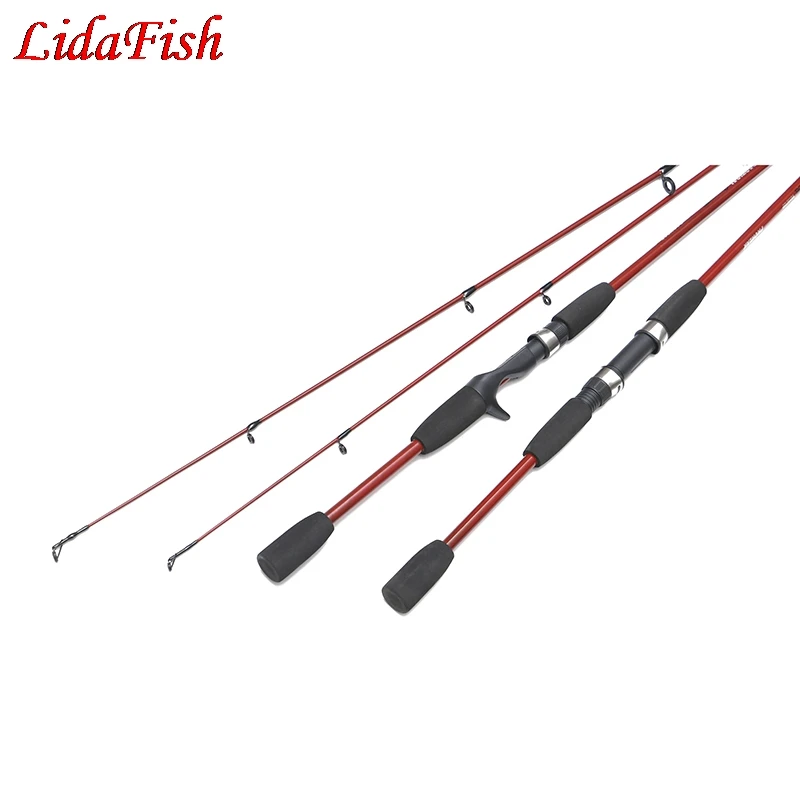 Fishing Rod 1.8M 2.1M 2/3 Section M Power Carbon Fiber Spinning/Casting Travel Rod Tackle Fishing Rod 1.8M 2.1M 2/3 Section M Power Carbon Fiber Spinning/Casting Travel Rod Tackle