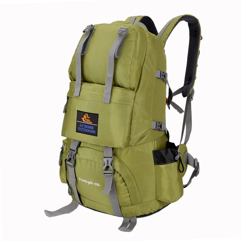 شحن فارس 50L مقاومة للماء في الهواء الطلق التخييم على ظهره السفر الحقيبة Packsack المشي كيس التسلق دائم حقيبة الرياضة شحن فارس 50L مقاومة للماء في الهواء الطلق التخييم على ظهره السفر الحقيبة Packsack المشي كيس التسلق دائم حقيبة الرياضة