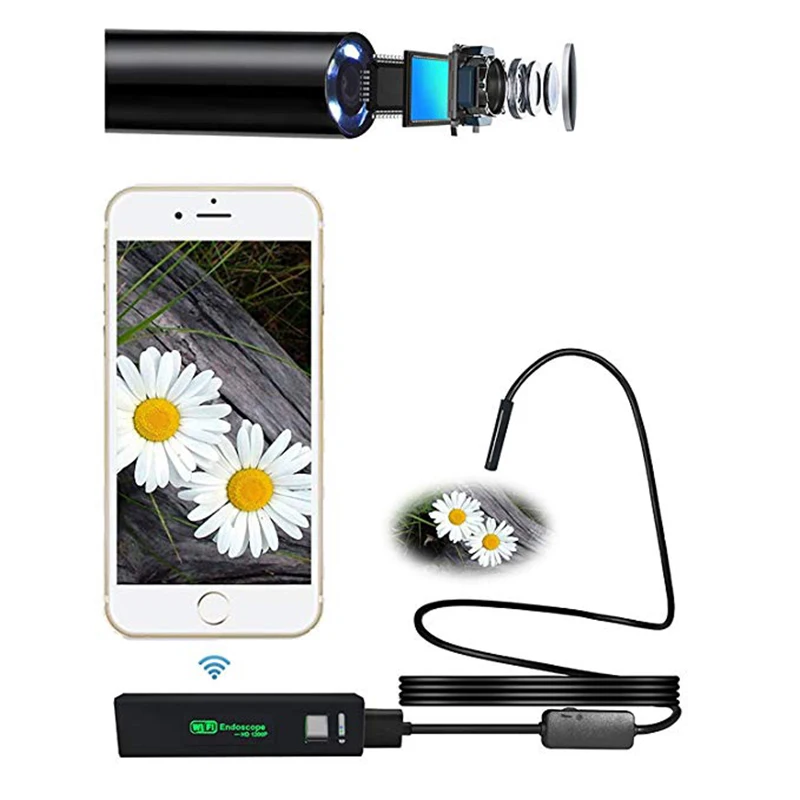 Prostormer Endoscope WIFI Borescope 1200P HD HardWire Semi-Rigid Camera for Android iPhone IP68 iOS Inspection Camera 7 Prostormer Endoscope WIFI Borescope 1200P HD HardWire Semi-Rigid Camera for Android iPhone IP68 iOS Inspection Camera 7