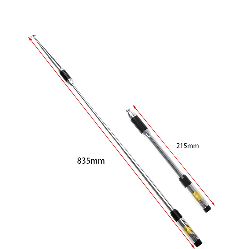 1 предмет rh-770 центр загружен Телескопический Dual Band Телевизионные антенны sma-мужчина для Yaesu ICOM Радио