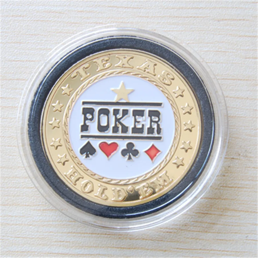 Free Shipping 1pcs/lot Metal Banker Press Card Poker Chips Texas Holdɾm Accessories Souvenir Commemorative Coins | Дом и сад