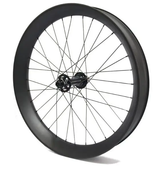 tubeless cheap price carbon clincher 26" carbon fat bike wheelset width