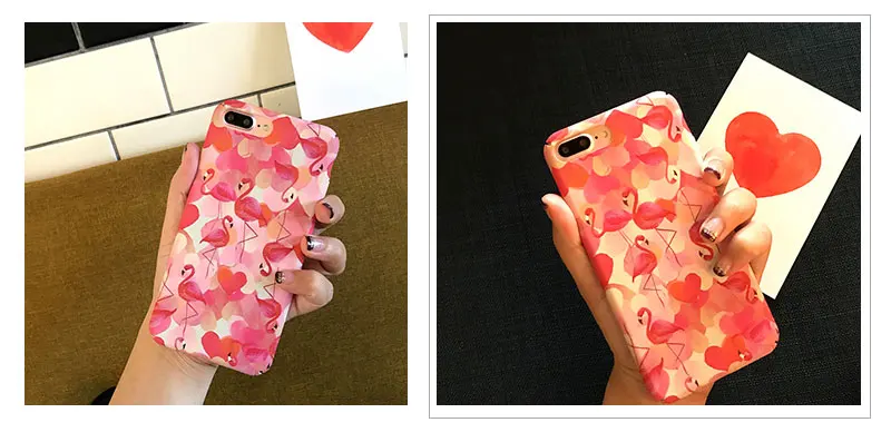 Flamingo Luxury Case For iPhone 8 8plus 7 7 Plus Cases Clear Phone Case For iphone 6 s 6s Plus X XR XS Max Cases Cover Coque Bag (13)