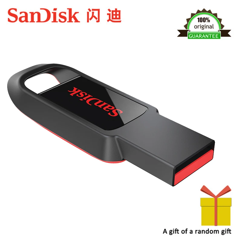 

SanDisk CZ61 USB Flash Drive 128GB 64GB High Speed USB 2.0 Mini Drive Disk Micro USB Stick 32GB 16GB Memory Pen Drive