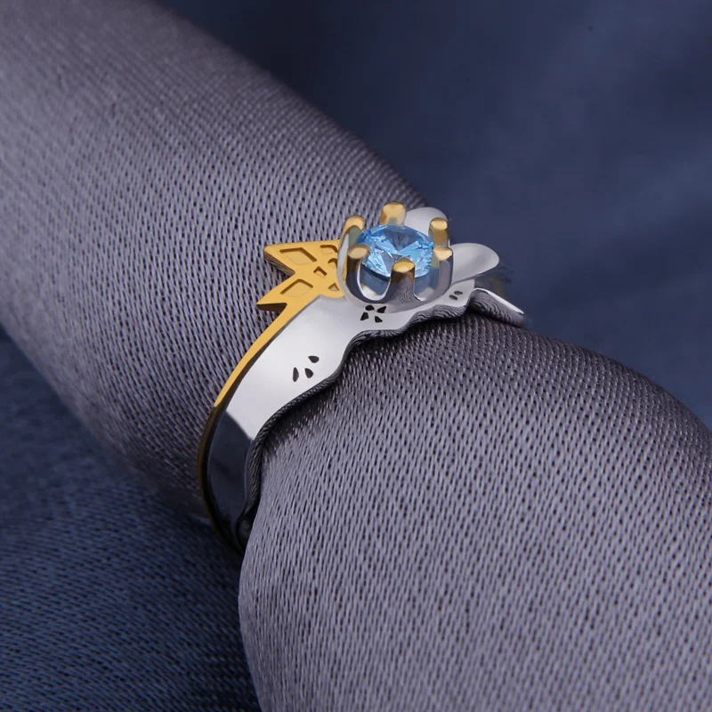 Обувь в стиле аниме «Рандеву с жизнью Tobiichi оригами модные кольца S925 кольцо из стерлингового серебра бледно-Для женщин повседневные Костюмы Косплэй подарок