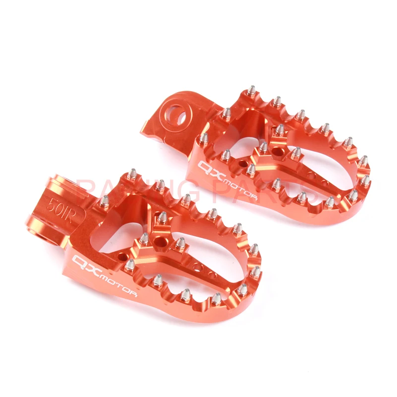 

Billet MX Foot Pegs Rests Pedals For EXC SX SXF XC XCF EXCF EXCW XCFW MX SIX DAYS 65 85 125 200 250 300 350 400 450 525 530