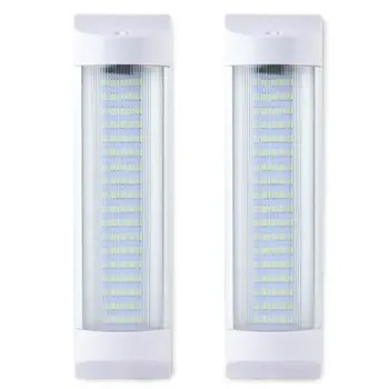 

2PCS 72LED 12V 10W Interior Light Bar White Strip Light Car Accessories Strip for Car Truck Bus Caravan With On/Off Switch