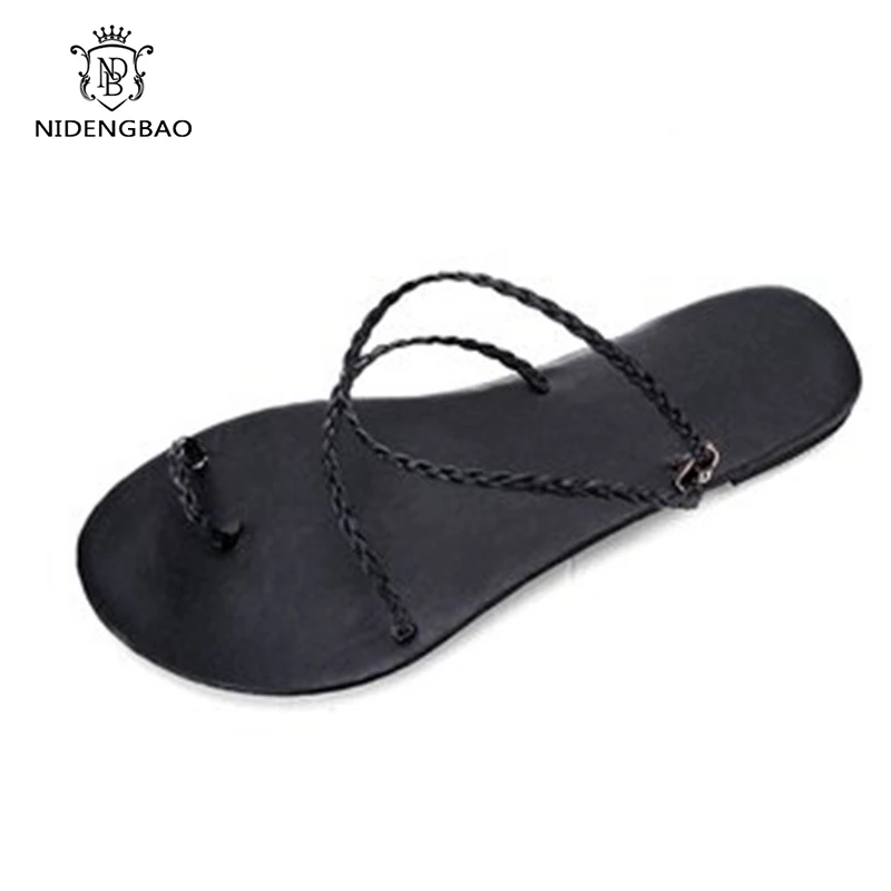 black thin strap sandals