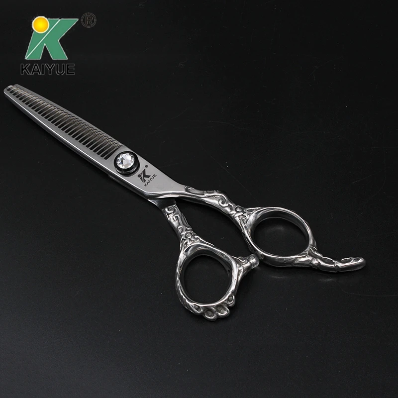 

KAIYUE 6' Salon Cutting Thinning Hair Scissors Barber Shears Silver Color XK07-60-T Salon Tools