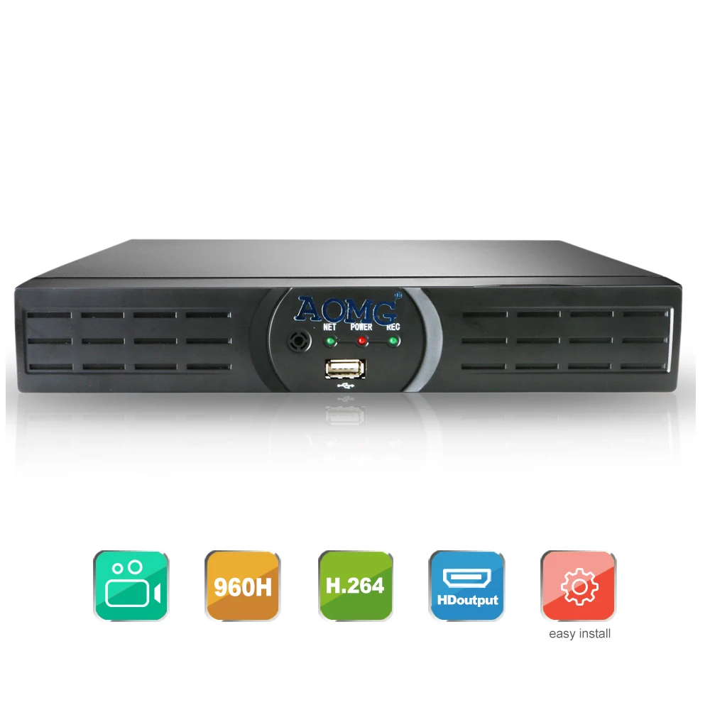 

4 Channel 960H CCTV Surveillance Video Recorder H.264 HDMI Mobile Phone View Motion Detection, Email Alarm Surveillance Camera
