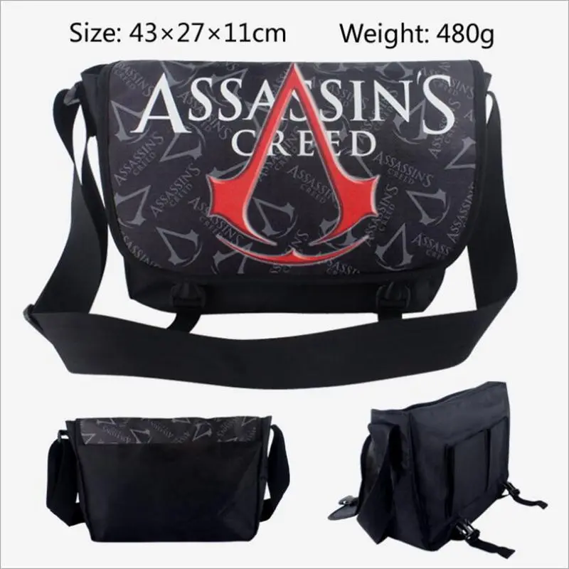 Free shipp2017 Anime Assassin Creed Messenger Bag School Shoulder For Students Kids Children Boys Gilrs Teenager Canvas Bags | Багаж и