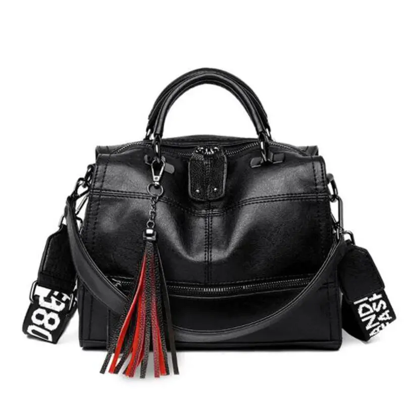 

Teenagers Girls Fashion PU Leather Shoulder Schoolbags With Fuzzy Ball Pendant Female Mini Backpacks Solid Travel Bag LW-298