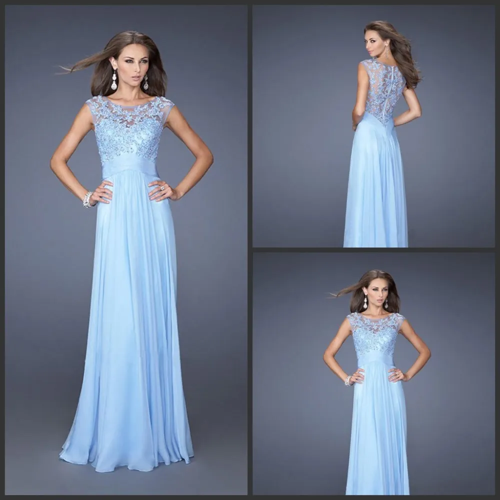 Ice Blue Wedding Dress
