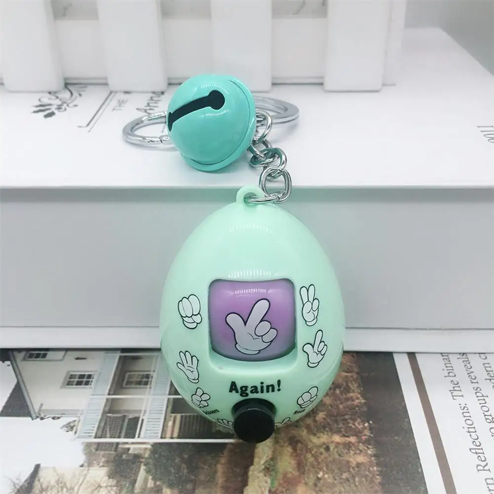 Забавная детская игрушка камень ножницы бумажное яйцо кулон брелок палец-гадать игровой инструмент для детей