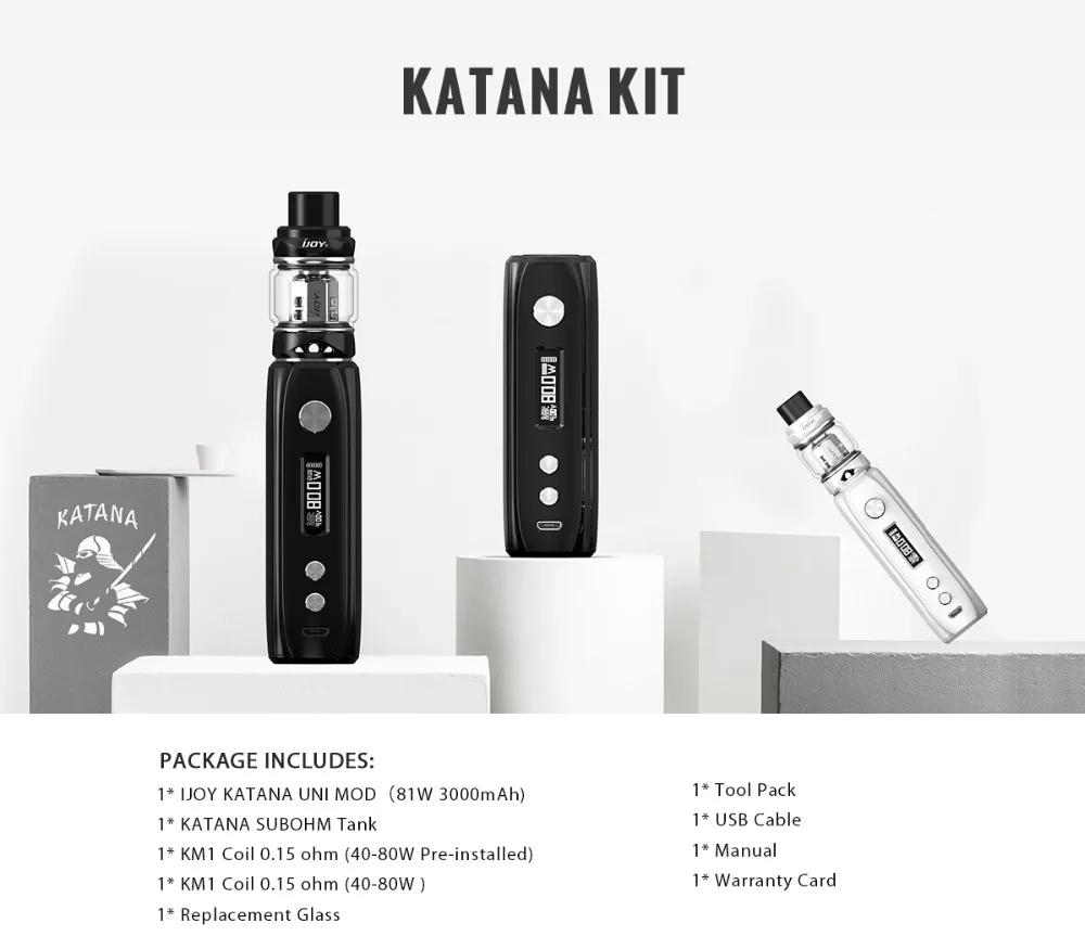 iJoy Katana 81W Starter Kit