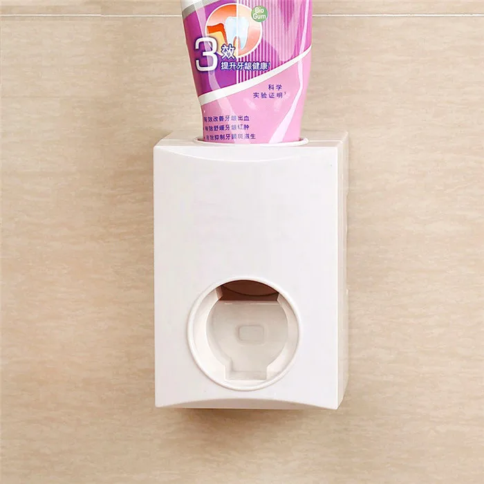 Buy Wall Mounted Toothpaste Dispenser Touch Brush