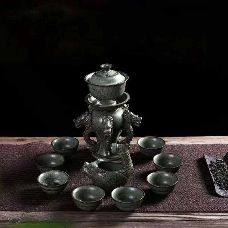

Tea set home Chinese retro lazy tea set automatic ceramic tea set full set of creative Kung Fu tea set WF5021441