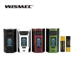 Оригинальный WISMEC reuleaux RX2 21700 230 W TC Box MOD с 8000 мАч Lagre Батарея огромный Мощность лучше всего подходит для гном танк электронная сигарета коробка