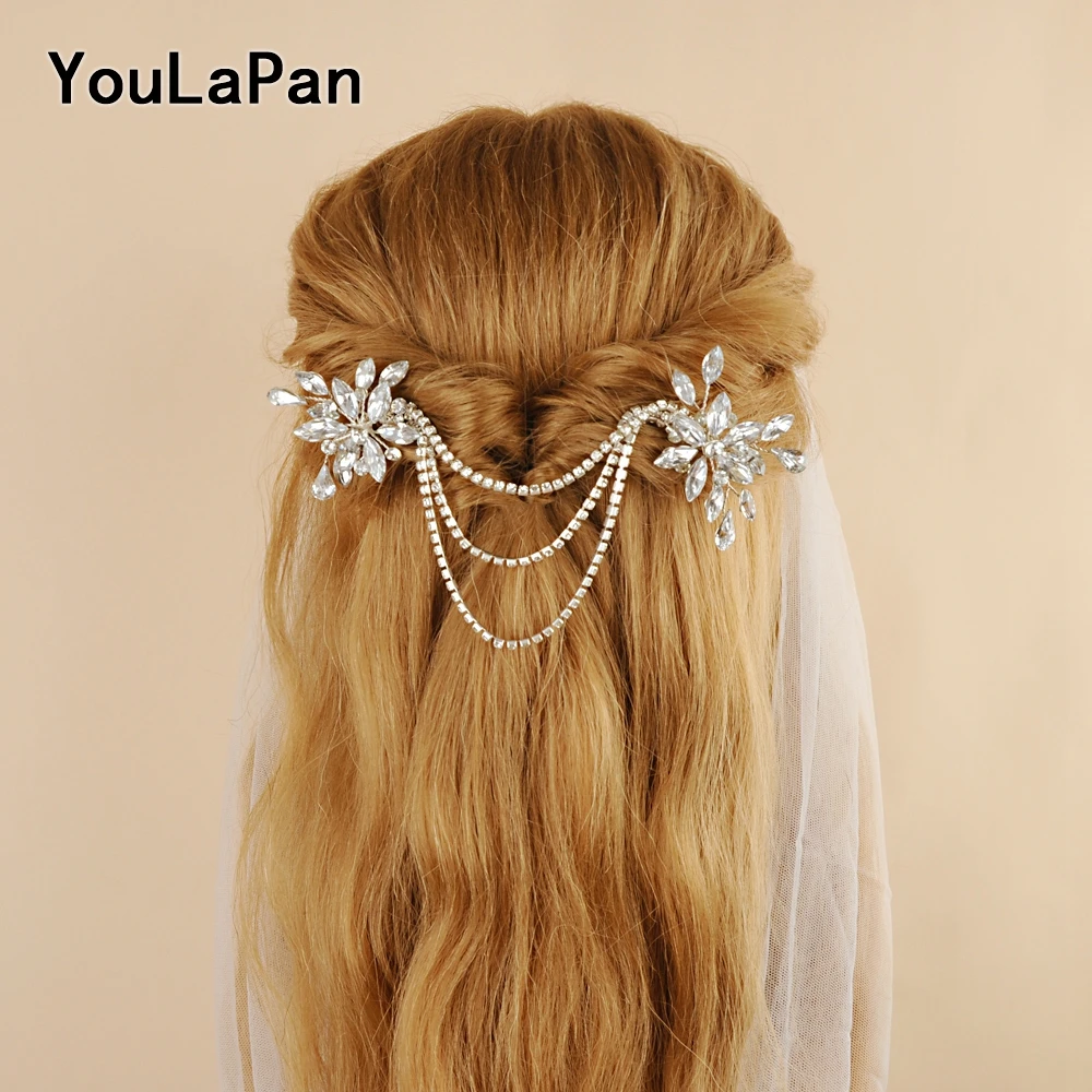 YouLaPan HP140 свадебная тиара Свадебные аксессуары для волос; Свадебные Свадебный гребень для волос расчески Свадебные украшения для волос