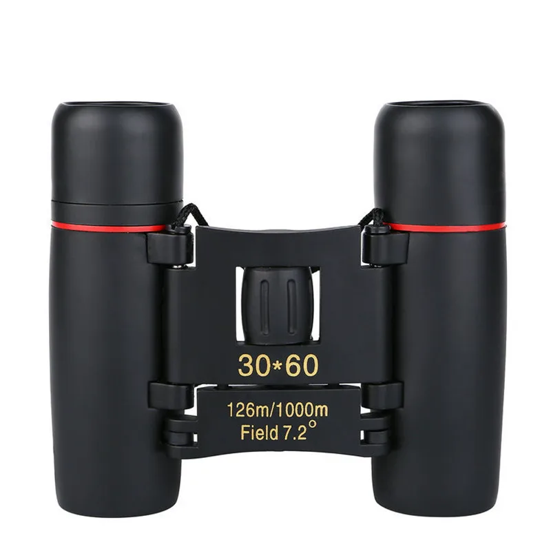 Telescópio com Baixa Noturna para Observação de Aves ao ar Novo Binóculos Dobrável Visão Livre Viajar Caça Acampamento 30x60 Luz 2 High Quality Ferramenta