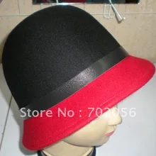 2 тон шерстяная шляпа теплые модные разноцветные 6 шт./лот#2319