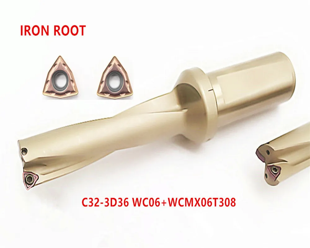 New1P C32-3D36 WC06 U сверло индексируемое + 2P WCMX06T308-FZ 6115 вставка | Инструменты