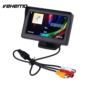 

Vehemo 4.3 inch LCD Dispaly Car Vehicle Rear View Monitor DVD DVR Reversing Black