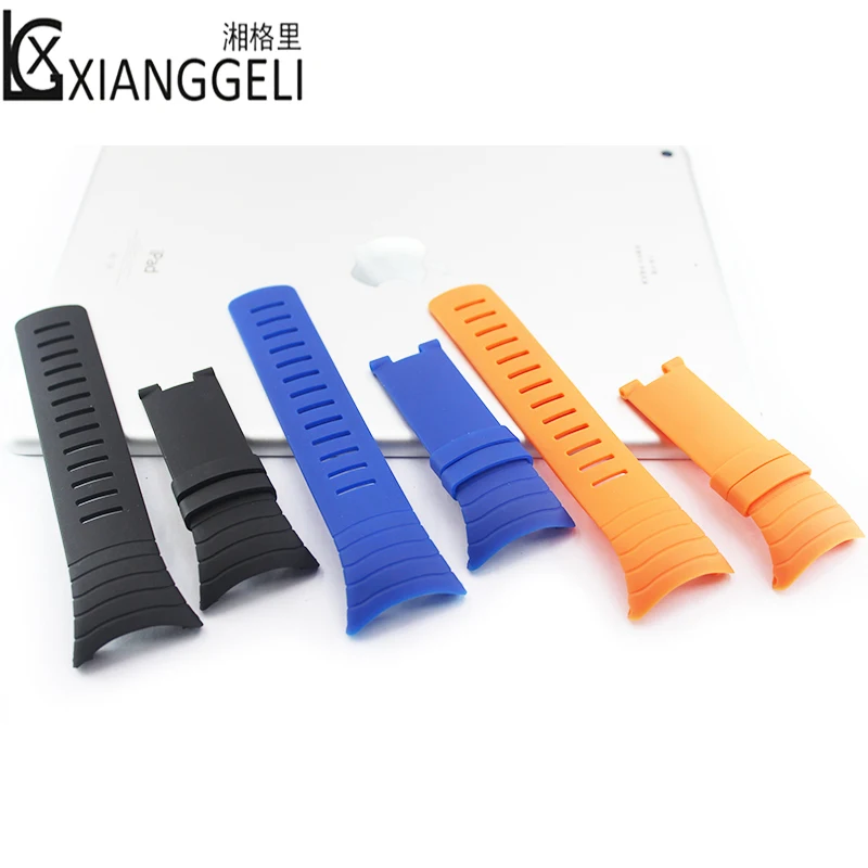 Watch accessories Suitable for suunto core colored rubber strap Outdoor sports men's watch strap Watch accessories Suitable for suunto core colored rubber strap Outdoor sports men's watch strap
